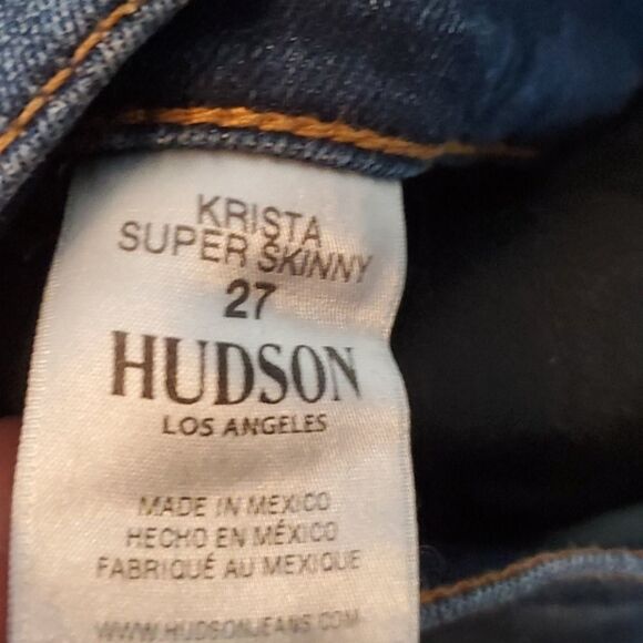Hudson Krista super skinny jeans size 27 - Picture 5 of 6